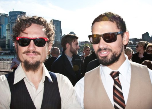 John Butler Trio, down to a duo for this shot.