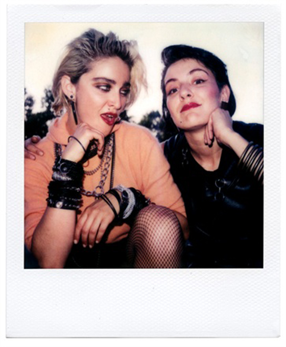 maripol and madonna polaroid
