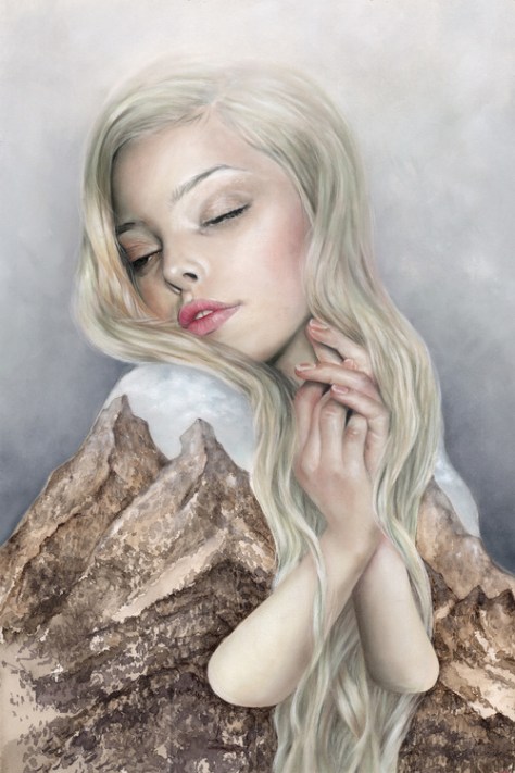 You Complete Me . Pastel and pencil on paper . 30 x 46 cm