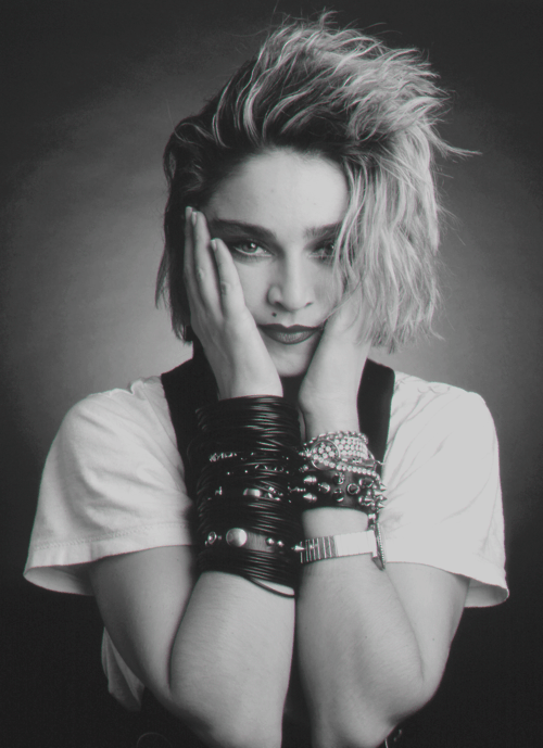 Madonna shot by Deborah Feingold.