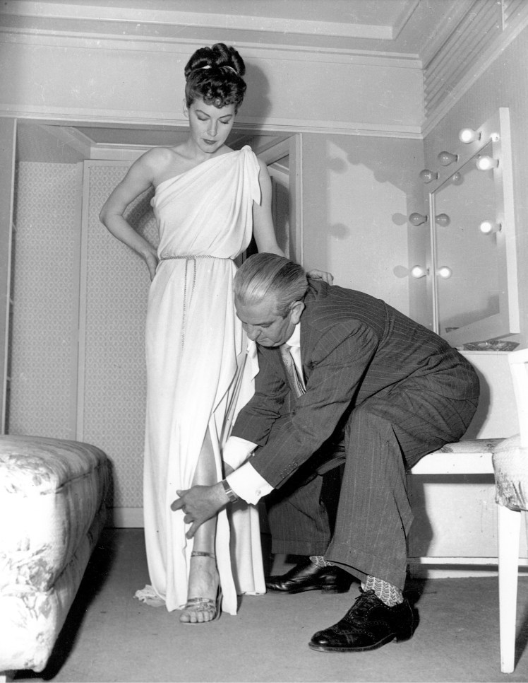 6. ACMI_Orry-Kelly and Ava Gardner, behind the scenes in One Touch of Venus (1948). Image credit United Artists-Photofest_300dpi